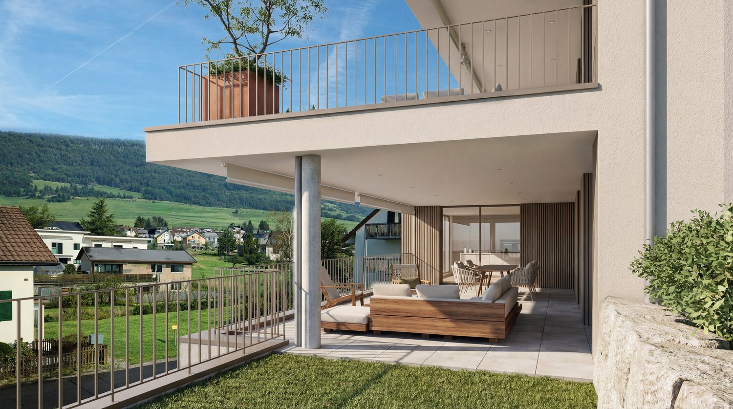 Neubauprojekt AURELIA Erlinsbach AG – 4.5 Zimmer Loggiawohnung B.01 -  Bild 3