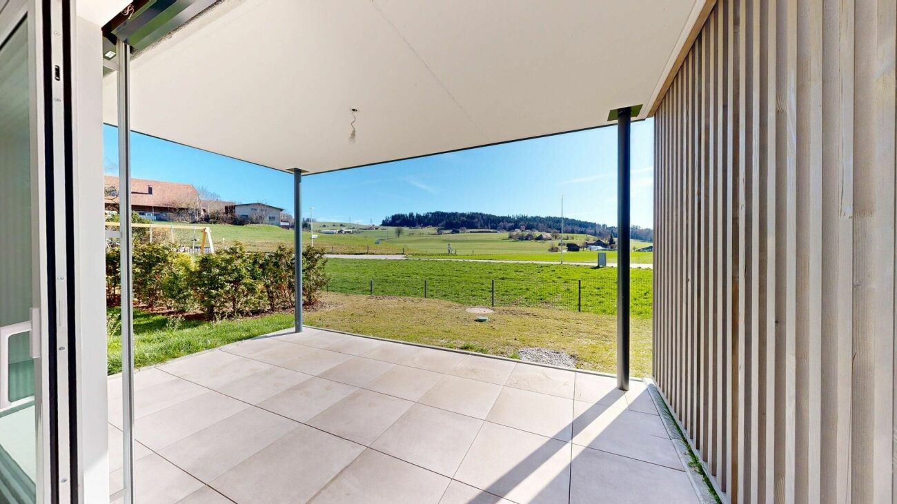 3.5 Zimmer-Wohnung mit Gartensitzplatz - Sitzplatz