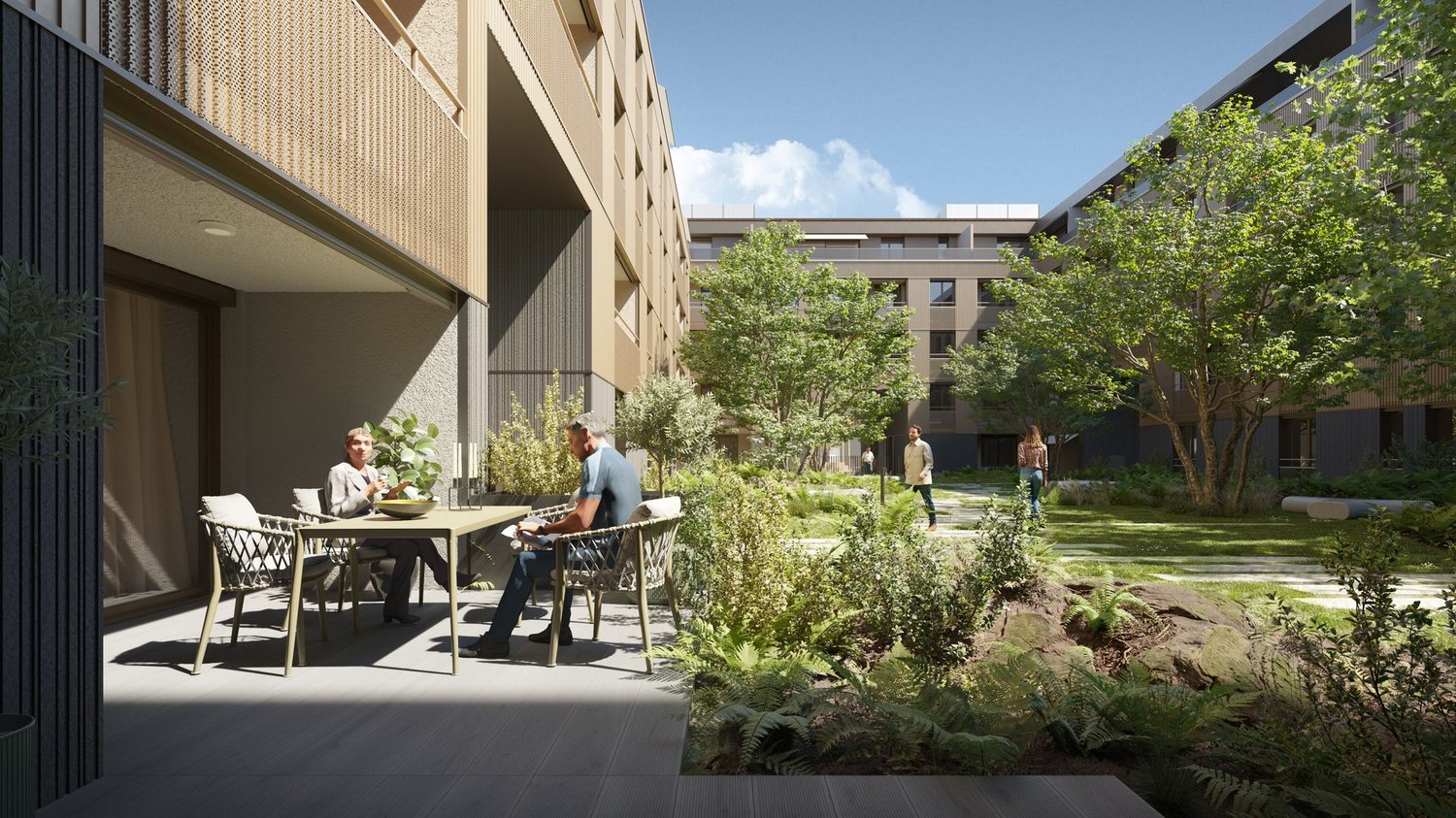 Attique contemporain de 4.5 pièces avec 2 grandes terrasses totalisant -  Bild 8