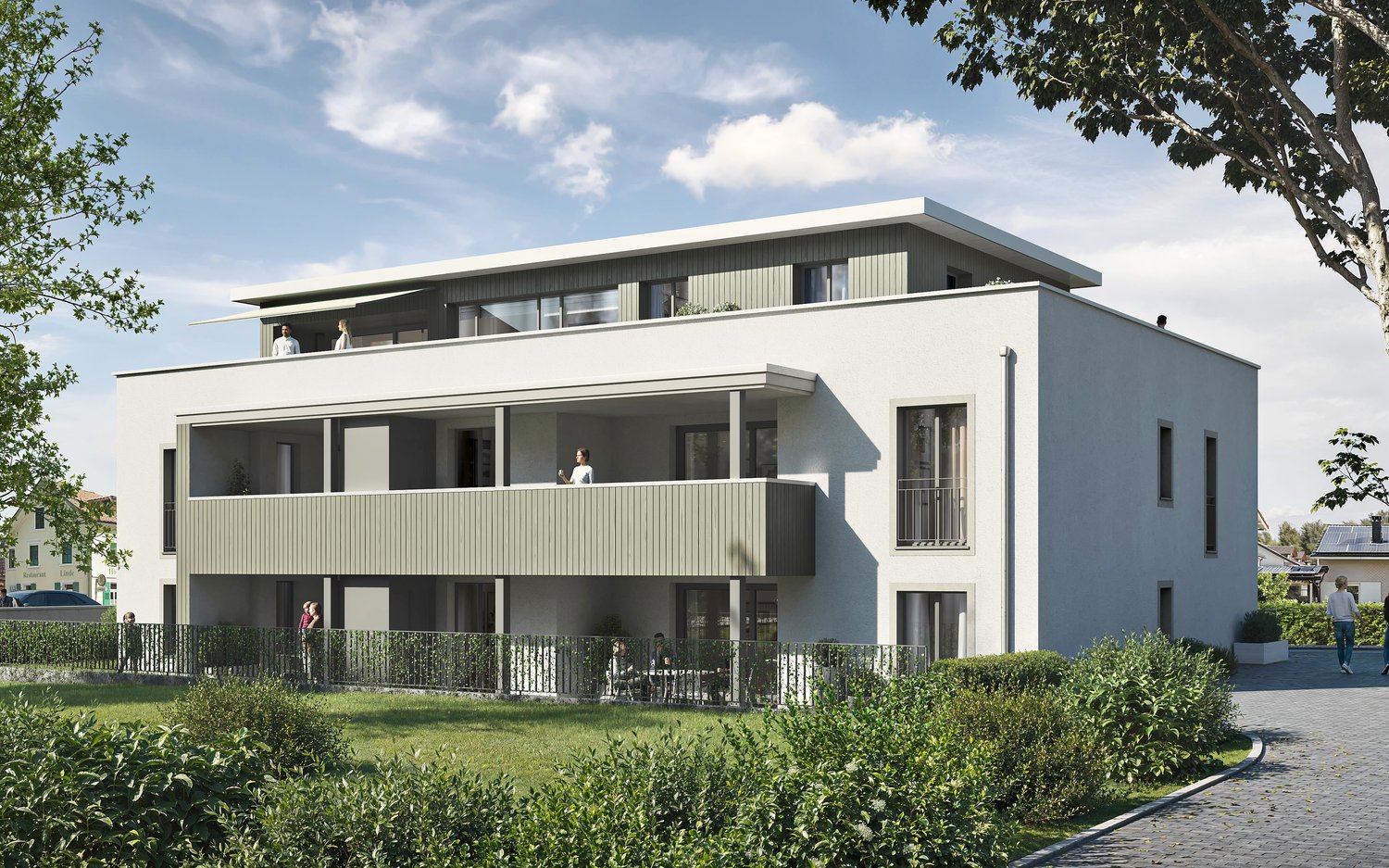 Neubau: Moderne 3.5 Zimmer Attikawohnung mit grosser Terrasse - Bild 1