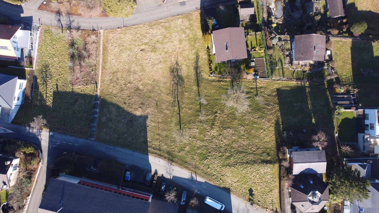 Projekt Hanfgartenweg mit 6 freistehenden Einfamilienhäusern (Haus 6) - Drohnenaufnahme