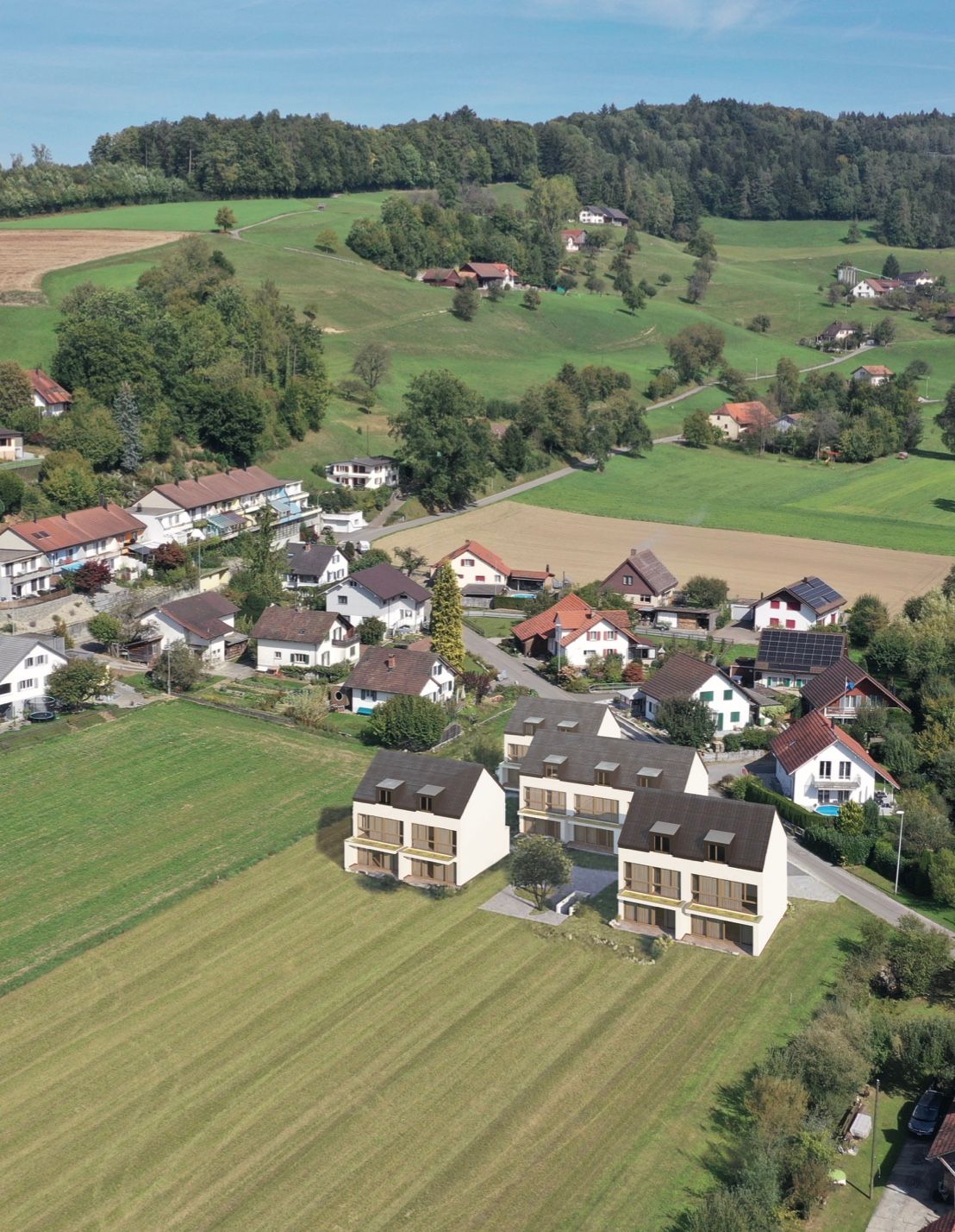 Exklusives 6.5-Zimmer Neubau-Reiheneinfamilienhaus B.1 mit hochwertigem Ausbau â€“ Oberkulm AG - Image 1
