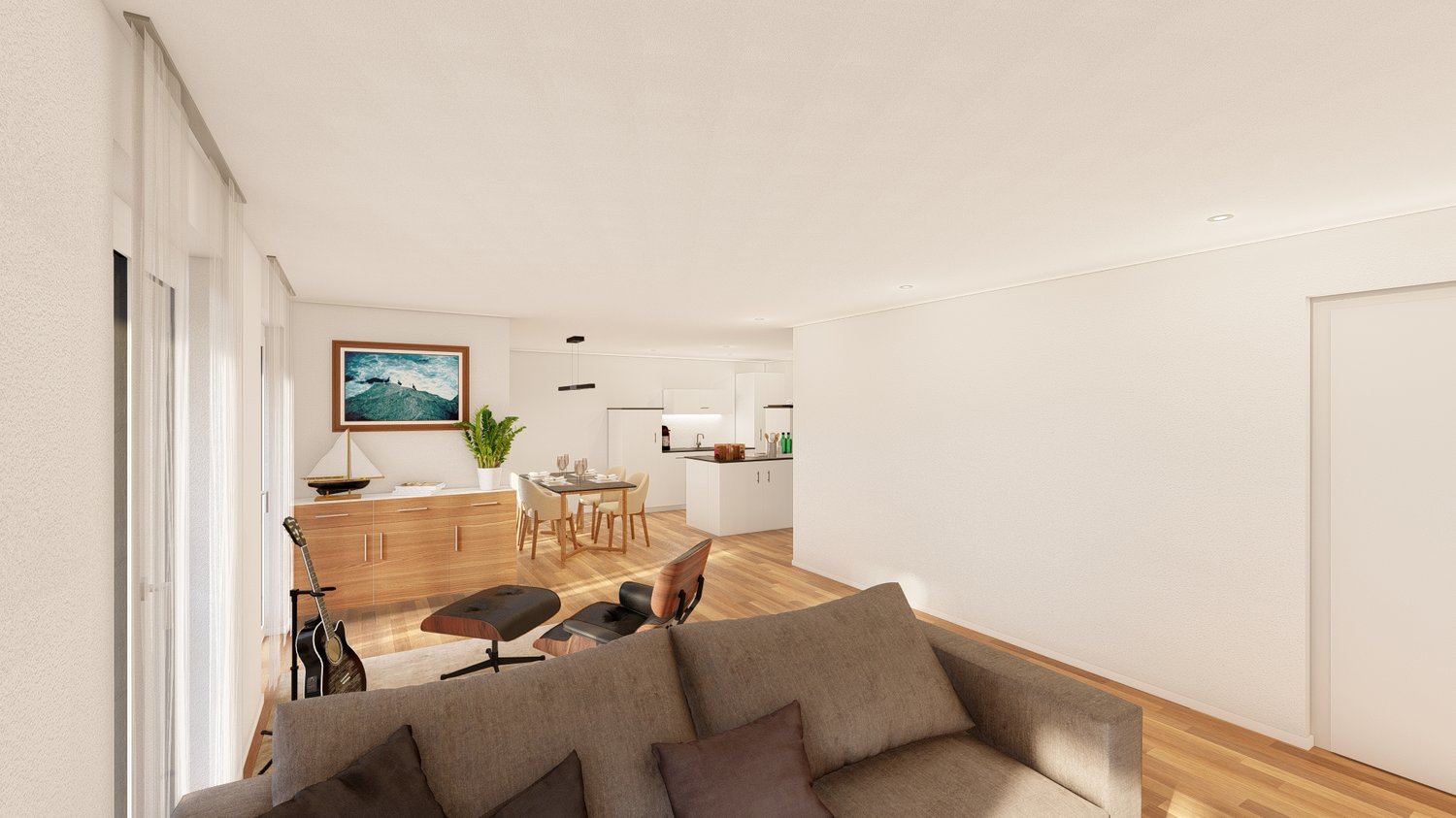 Moderne 3.5-Zimmer-Wohnung in Herzogenbuchsee - Bild 2