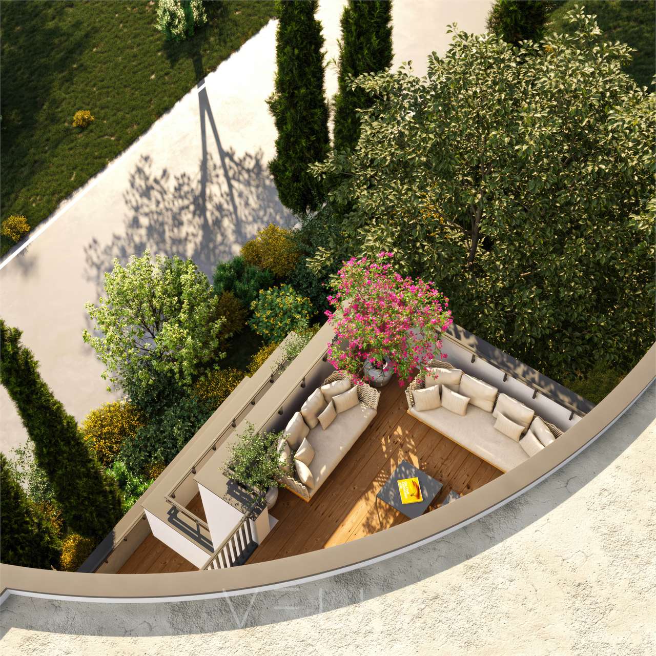 Eleganza e Vista Panoramica: Due ville uniche - Terrazza