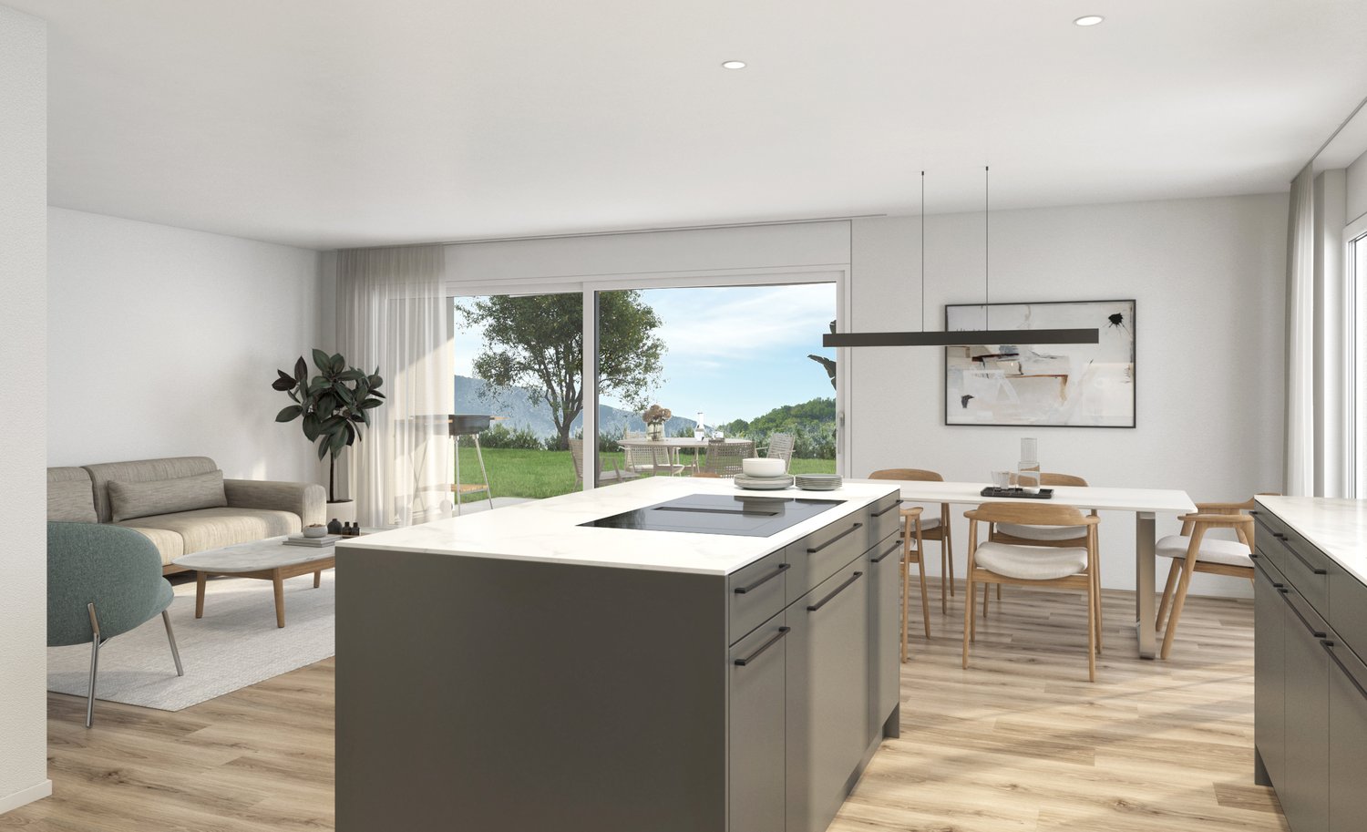 Moderne 4.5-Zimmer-Obergeschosswohnung in ruhiger Lage von Etziken -  Bild 13