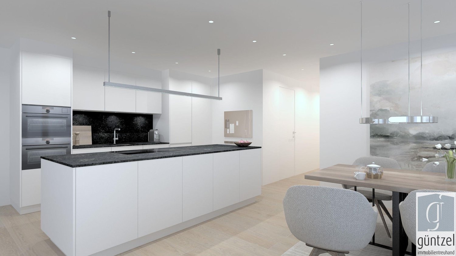 Moderne 4.5-Zimmerwohnungen an ruhiger Quartierslage - moderne Küchen Wohnungen OG 1 + 2 links