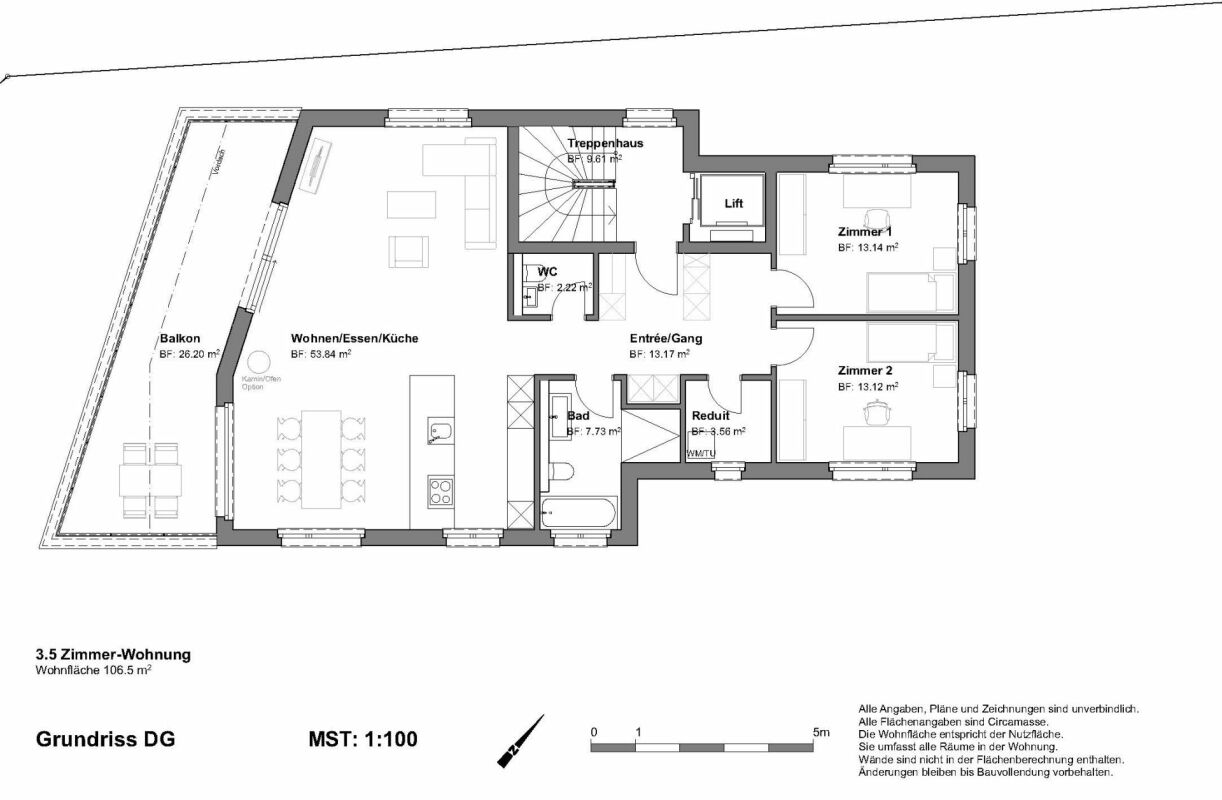 3.5 Zimmer-Wohnung -  Bild 5