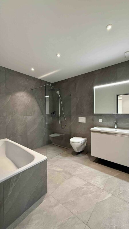 Neubau "Bahnhof" in Hauptwil - Badezimmer