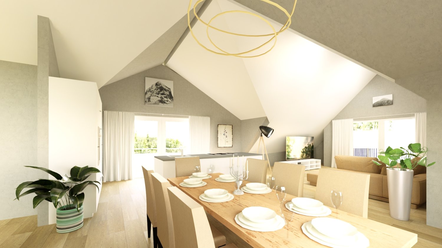 Exklusiver Neubau: Grosszügige 4.5 Zimmer- Attikawohnung - Attikawohnung