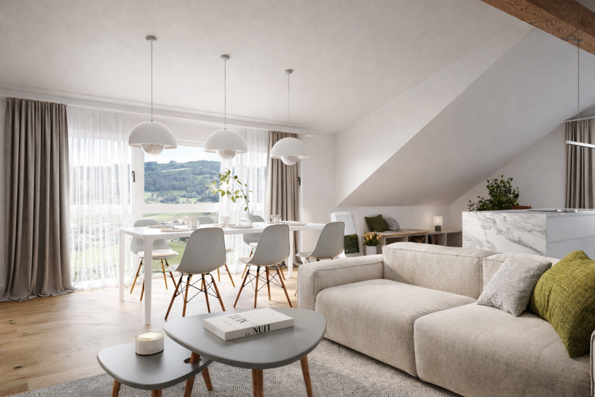 5.5-Zimmer-Dachwohnung mit Galerie & Dachterrasse - Bild 1