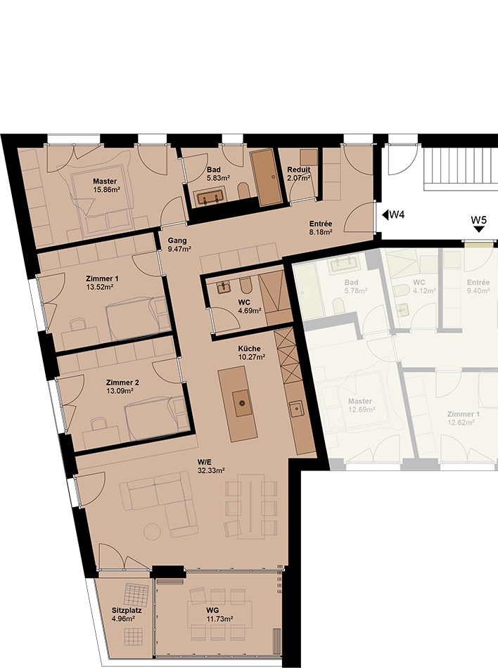 Exklusive Gartenwohnung mit hoher Energieeffizienz und unverbaubarer Aussicht.Neue Preise! - W4 - Bild 7