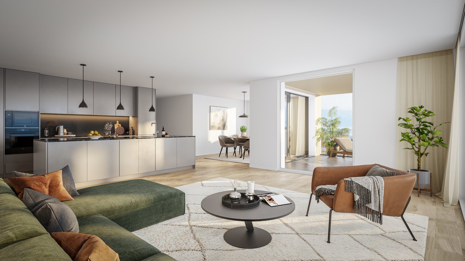 Erstklassiges Neubauprojekt in Oberdürnten: Hochwertige Erdgeschoss-Gartenwohnungen - Bild 4