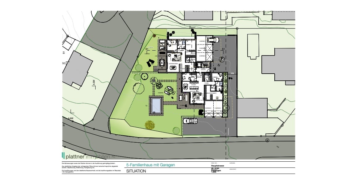 4.5 Zimmer 1.Obergeschoss mit 88 m2 Balkon - Bild 12