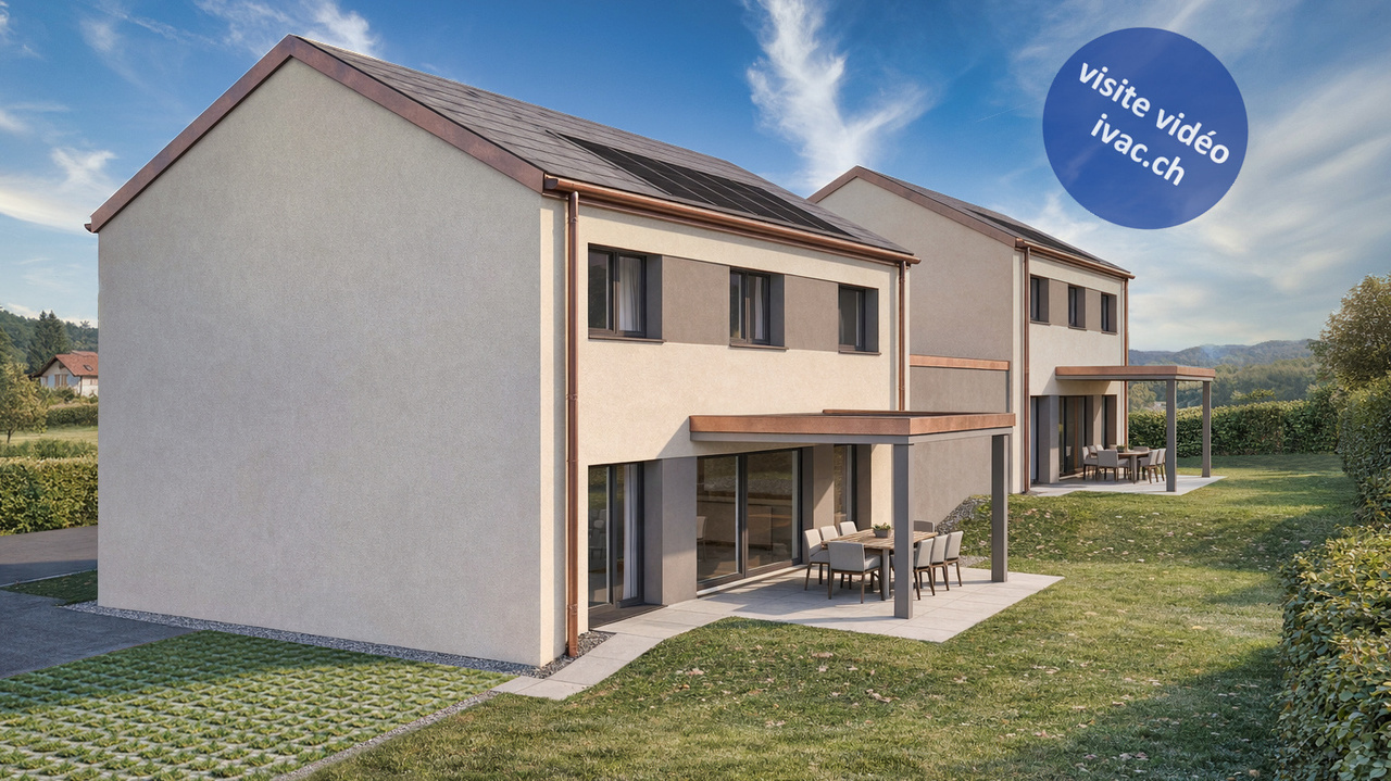 2 villas familiales neuves à Vesin (Cugy) / FR - Bild 1