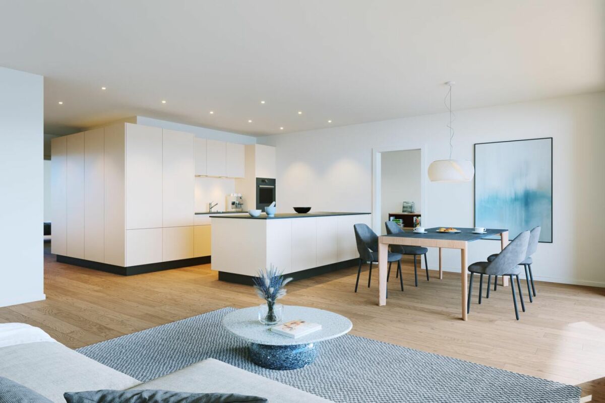 Neubauprojekt "Sonnenwiese" - 4.5 Zimmer Geschosswohnung im 1. OG (Wohnung Nr. 6) - Bild 1