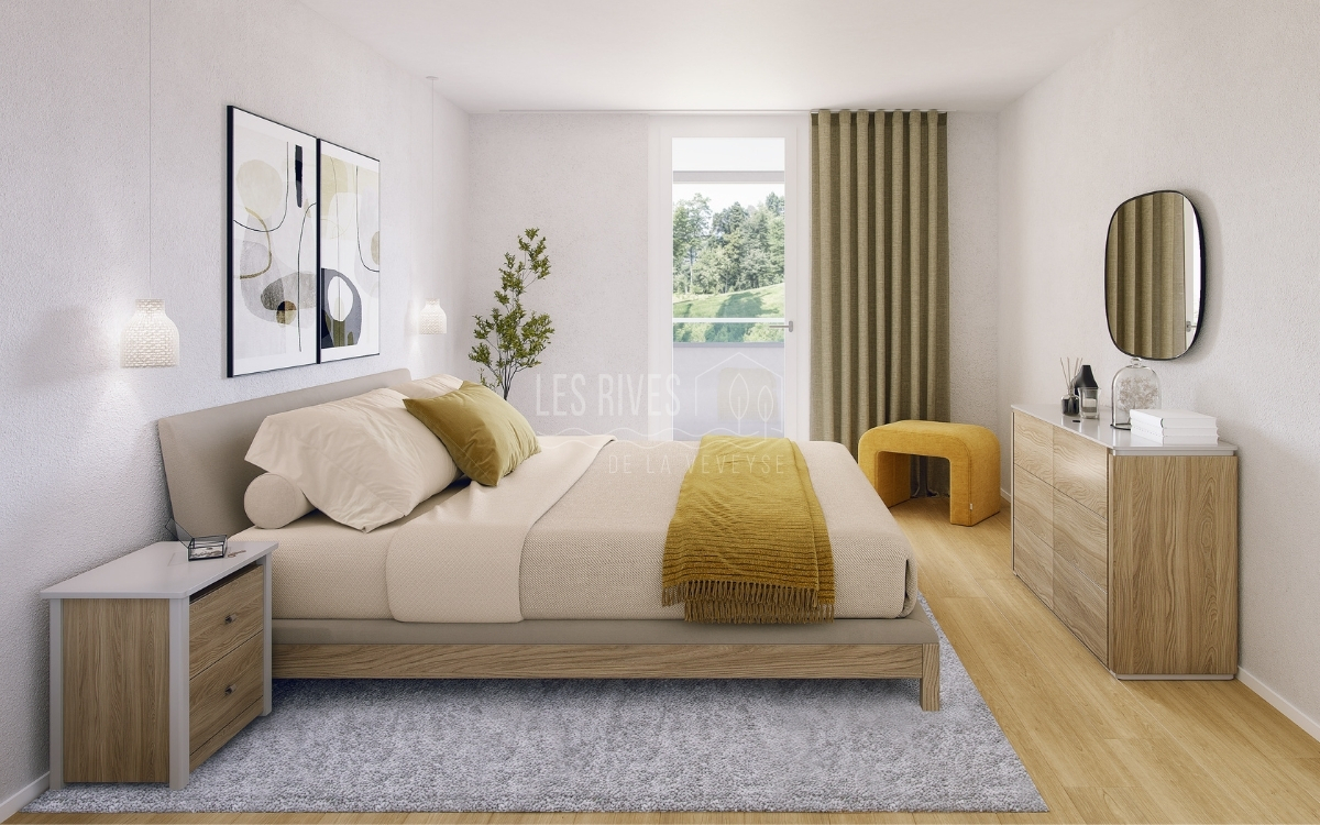 Châtel-Saint-Denis - 2,5  pièces neuf 62 m² - Balcon 18 m² - Bild 4