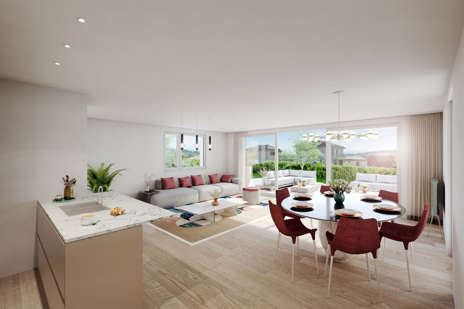 A 5 minutes du lac de Morat Résidence Erbina - Bild 3