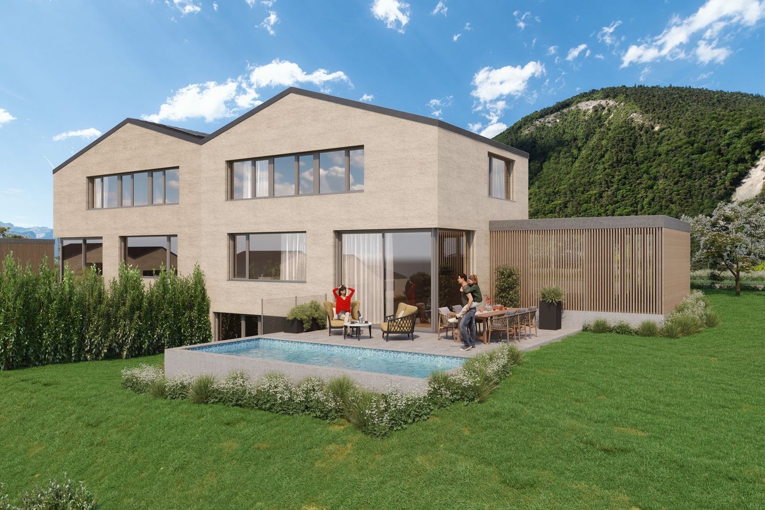 Villa d'architecte - Lot A5 - Le Clos d'Arbosson -  Bild 2