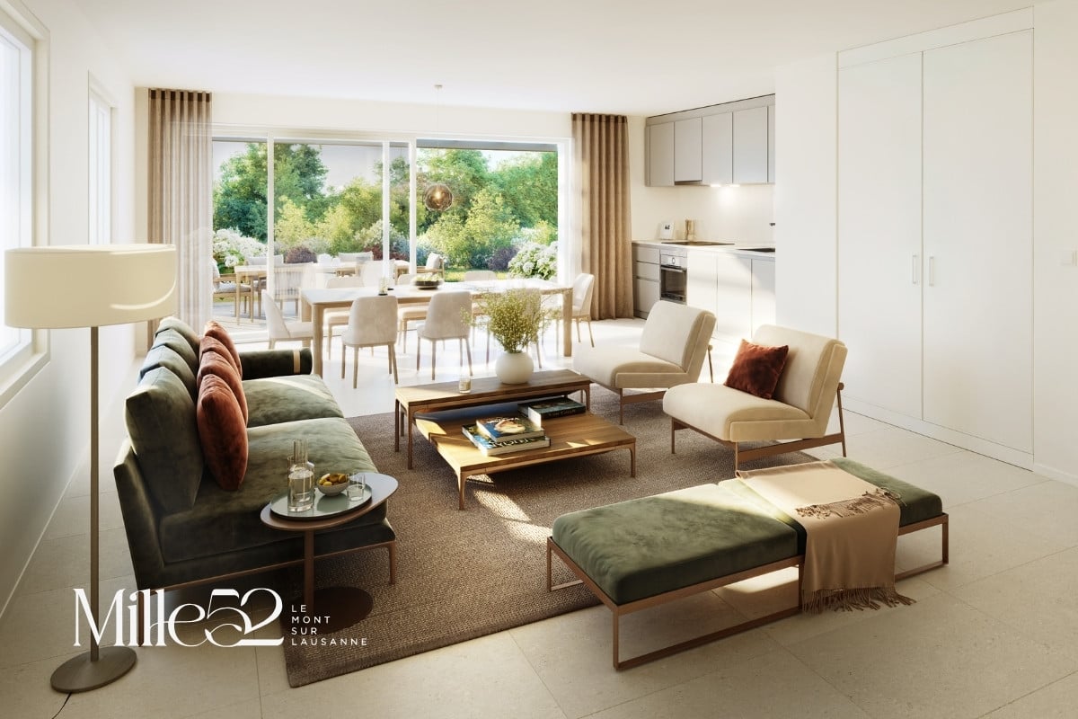 Mille52 - Lot F-1 - Duplex de 5.5 pièces avec terrasse et jardin - Bild 3