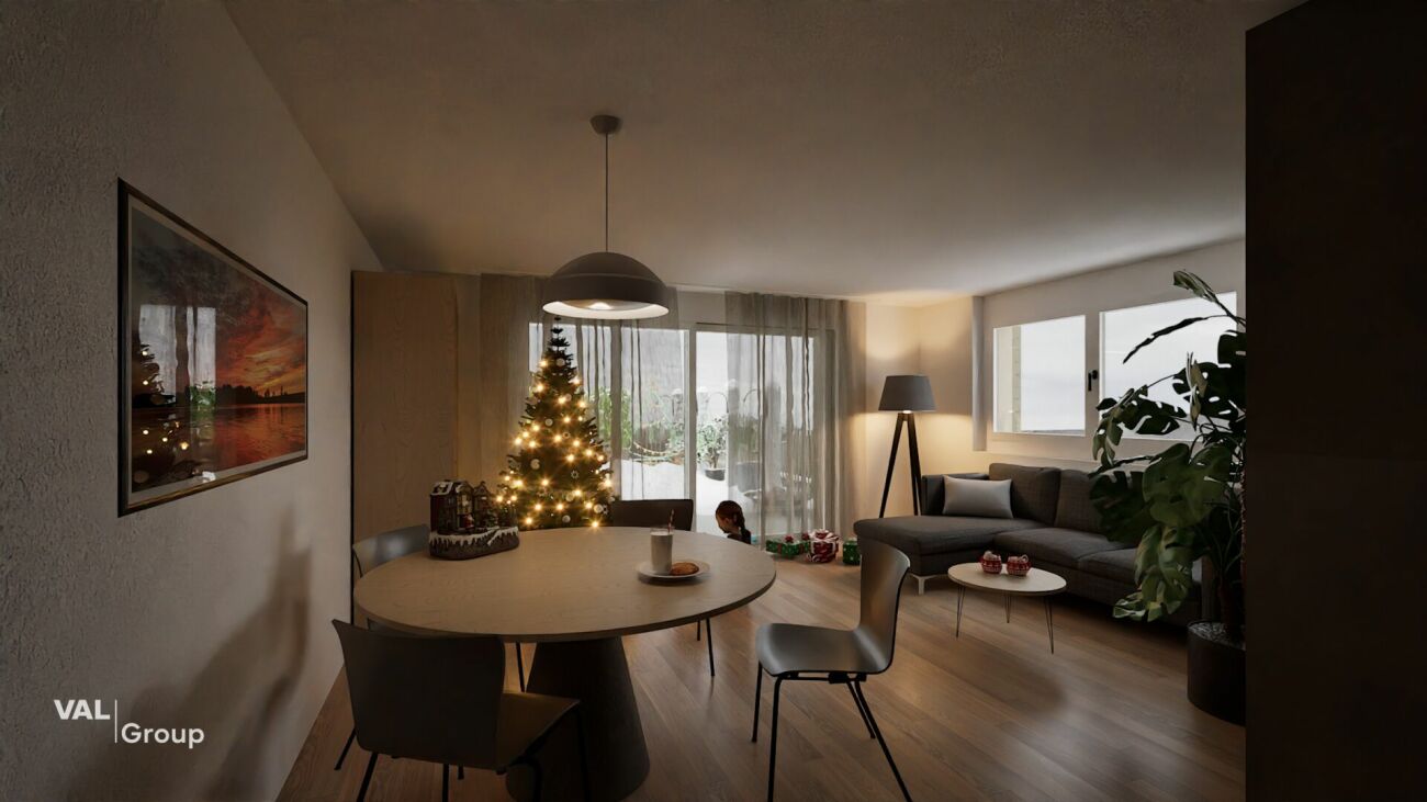 Exklusive Attikawohnung mit Panoramaterrasse in Brig-Glis - Bild 2