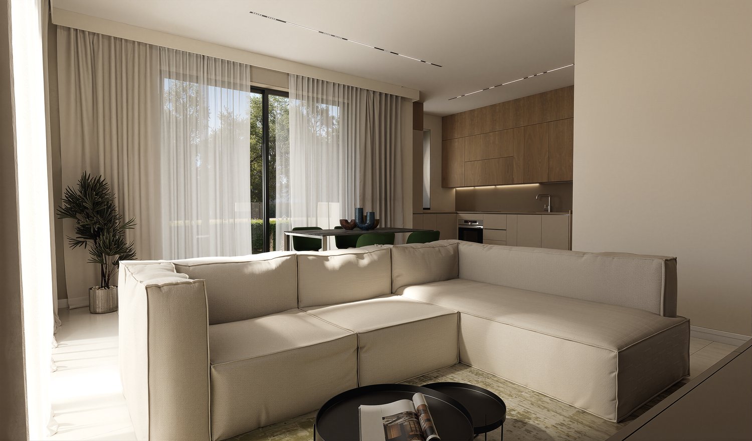 2.5 locali moderno con ampio giardino - Bild 3