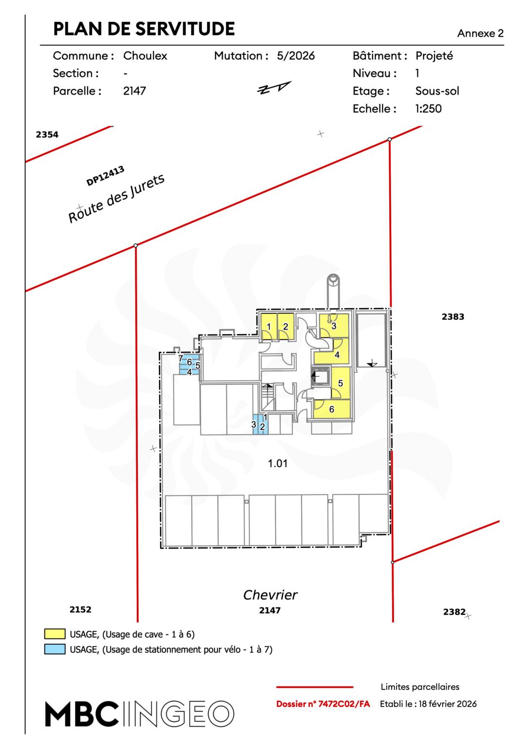 Appartement 3 pièces au 2e étage dans la promotion 11, route des Jurêts à Choulex - Bild 8