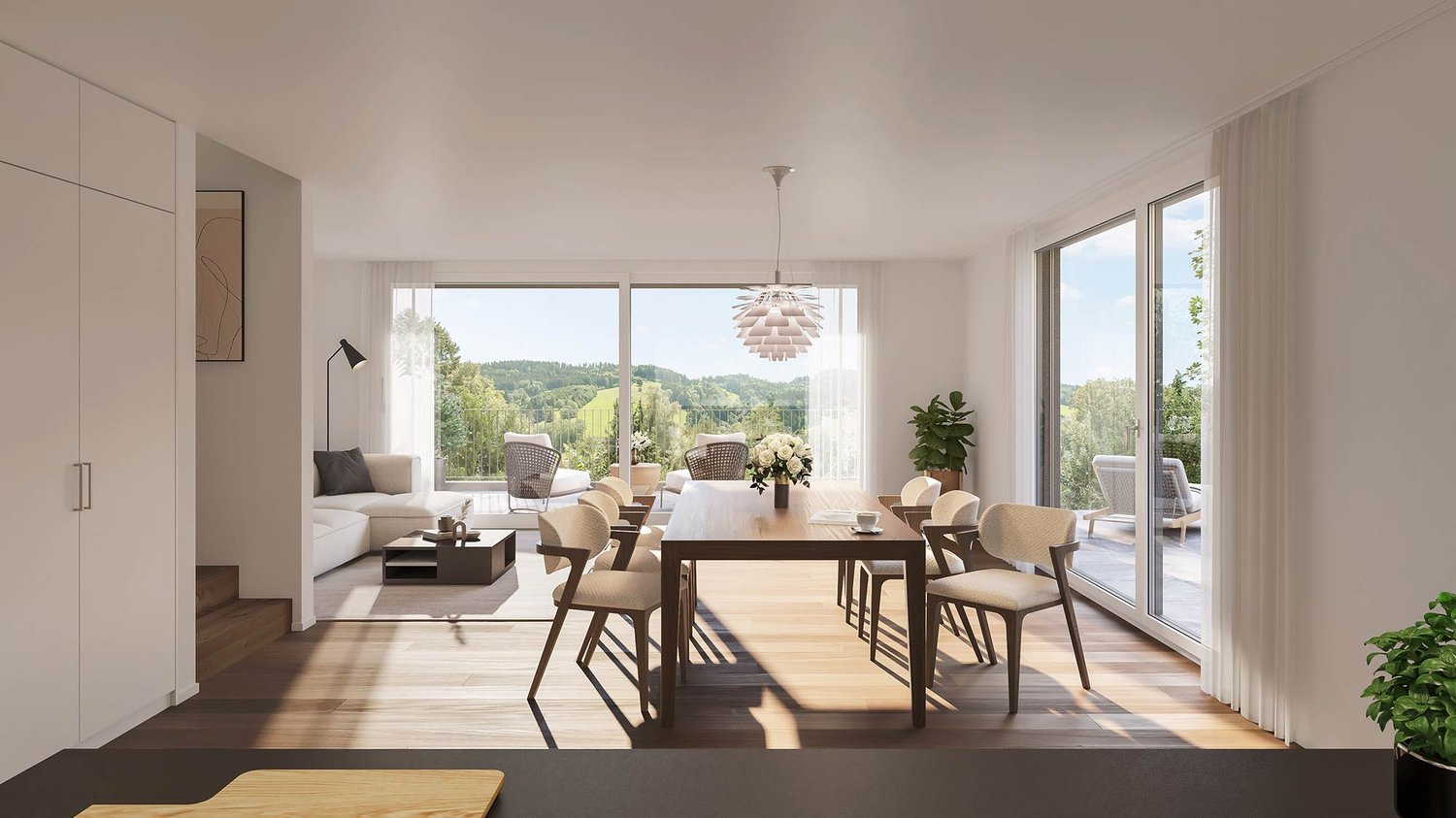 Ihr neues Zuhause in der Überbauung Sonnhalde - Visualisierung