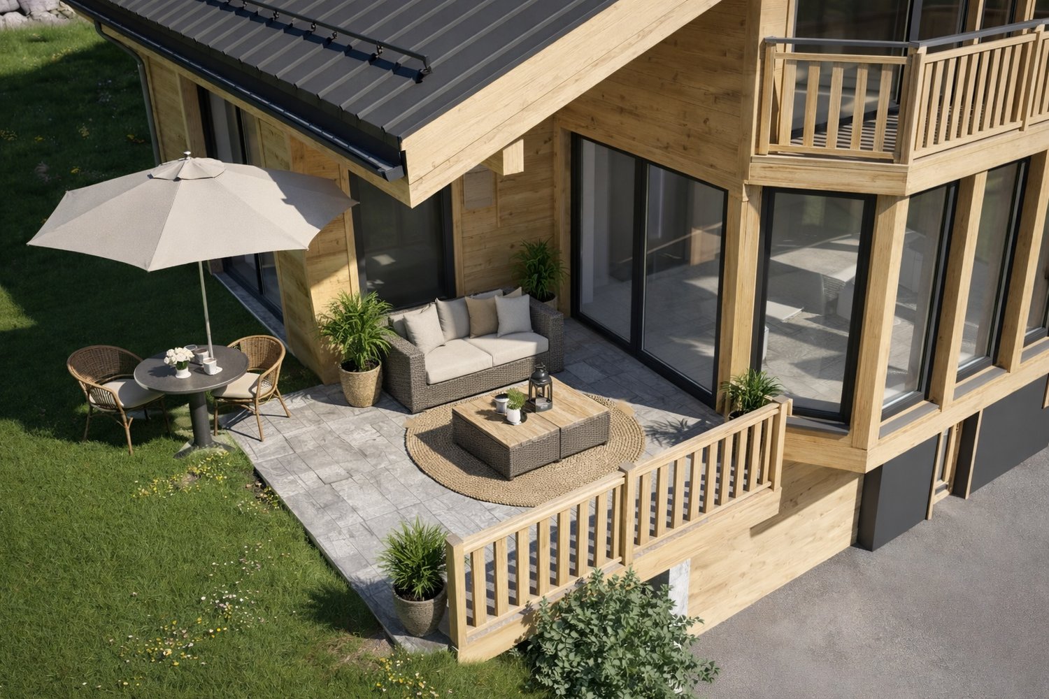 Chalet sur plan avec vue à couper le souffle - résidence principale - Bild 6