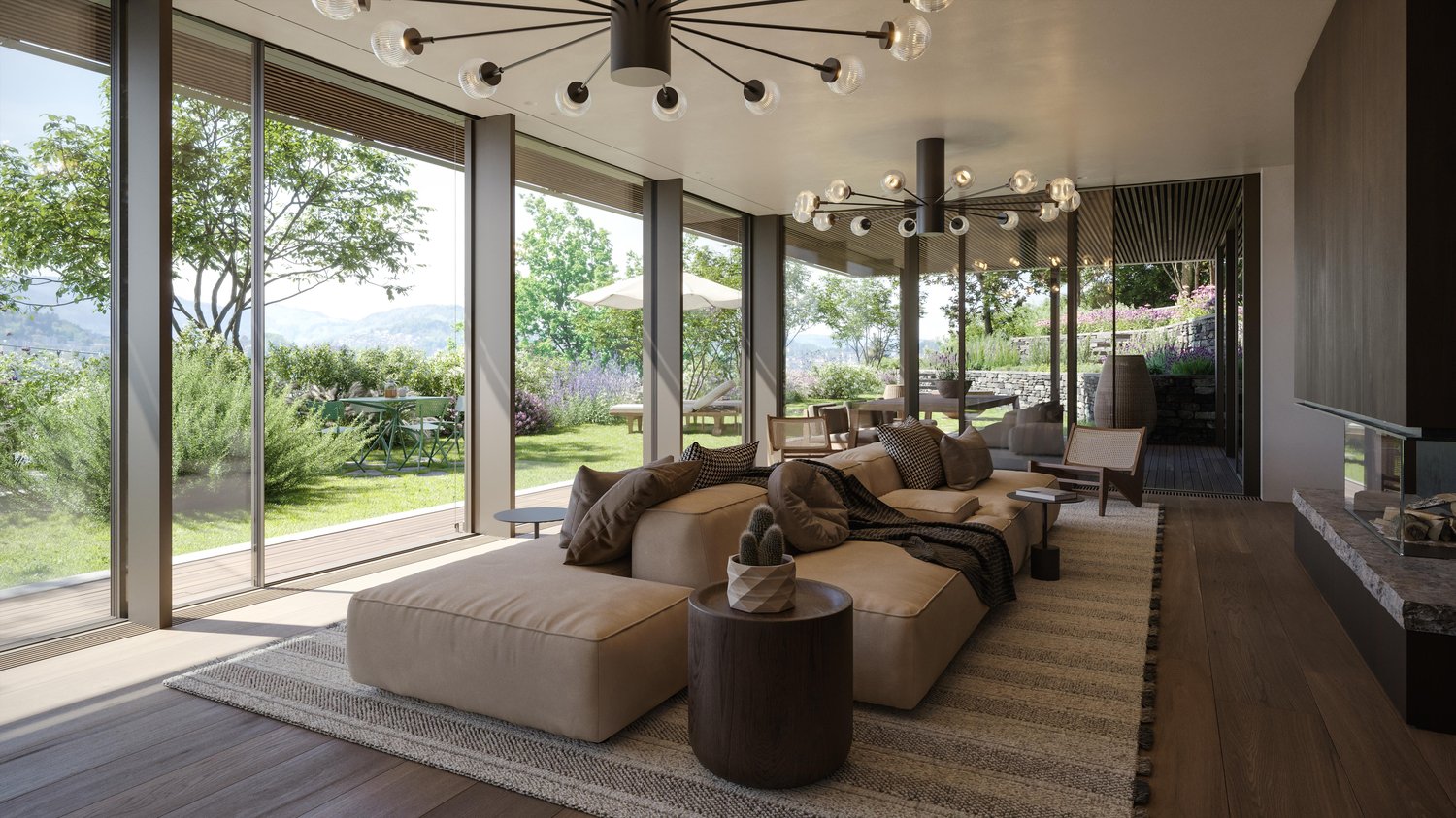 Villa Vinea 6 (3D Visualisierungen by dreisicht GmbH) - Lounge - (c) dreisicht GmbH