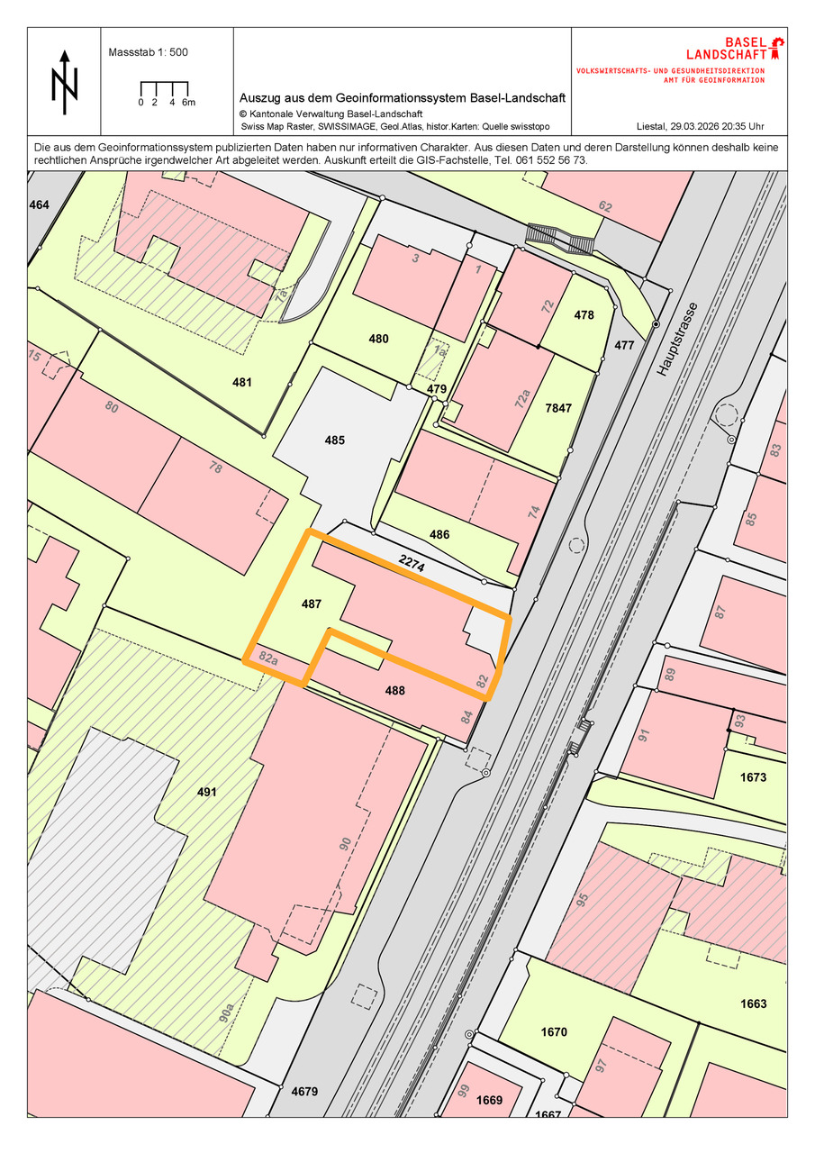 IM HERZEN VON BINNINGEN - BAULANDPARZELLE MIT ABBRUCHOBJEKT -  Bild 4