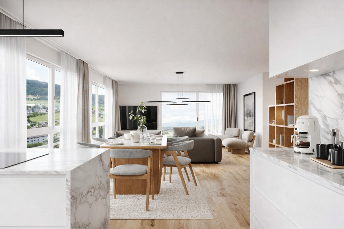 2.5-Zimmer-Eigentumswohnung mit Nordterrasse - Bild 2