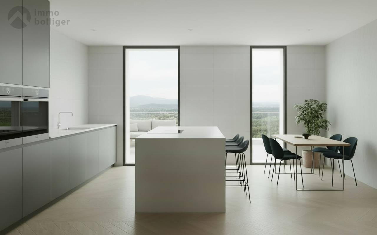 Modern, ruhig, naturverbunden - Wohnen mit Panorama ins Grüne -  Bild 2