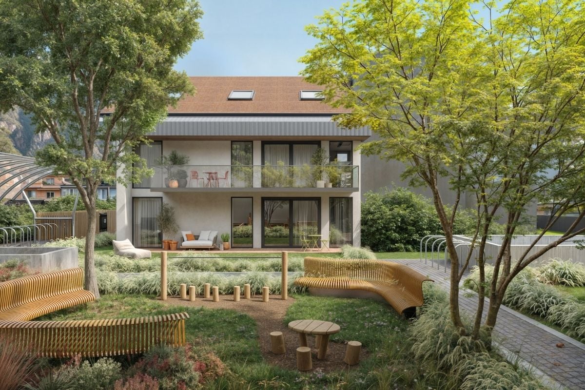 Lot B3 - Appartement neuf de 3.5 pièces à deux pas du lac - Promotion Gran'Rive - A vendre à Villeneuve - Bild 1