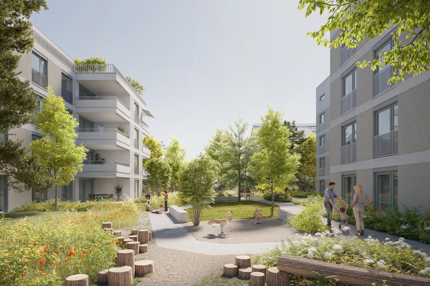 «Beeme» Oberentfelden - Attraktives Wohnen im Suhrental - Aussenvisualisierung