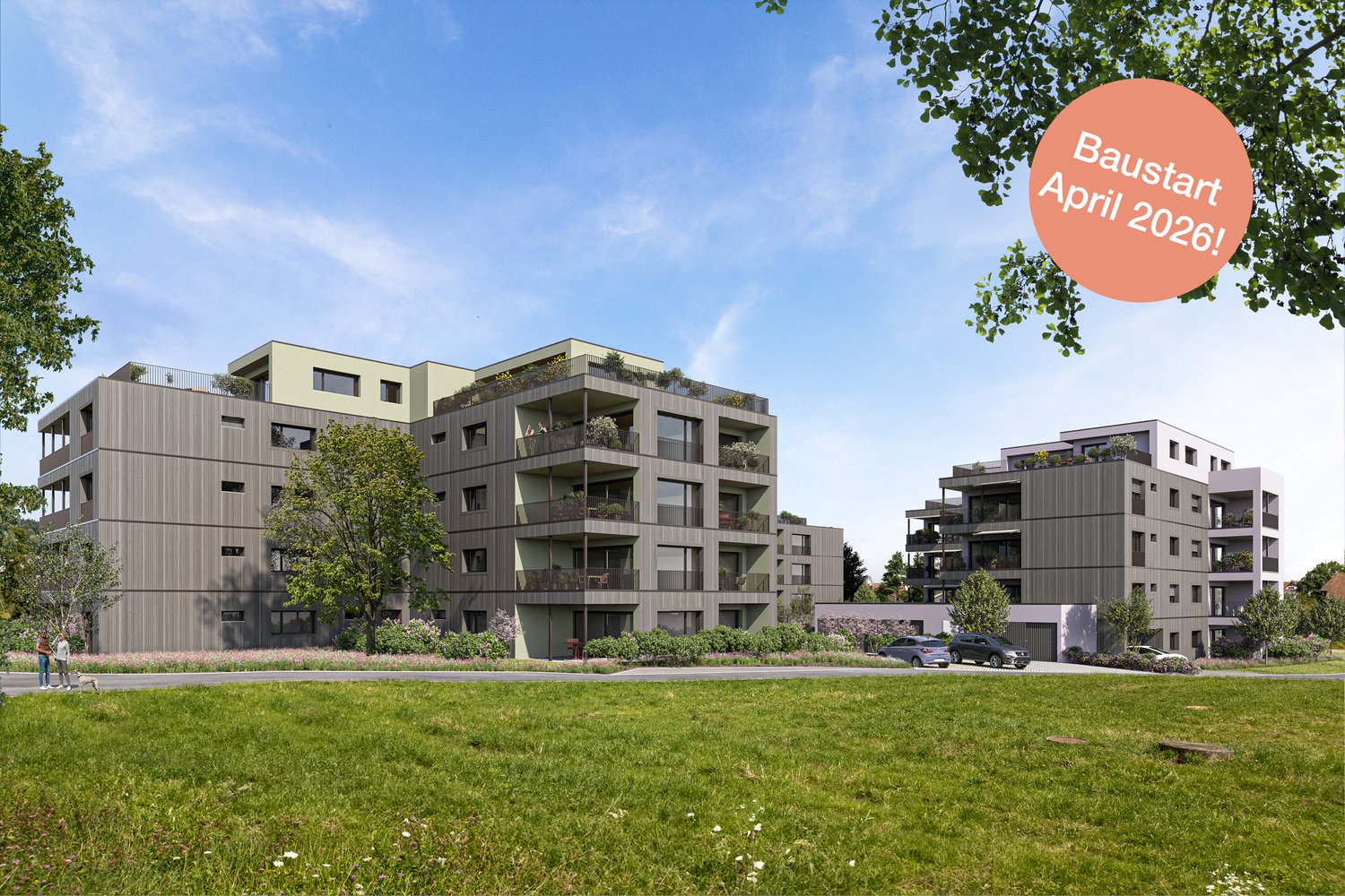 Wohnen zwischen See und Berg - Triangel Fahrwangen - Aussenvisualisierung