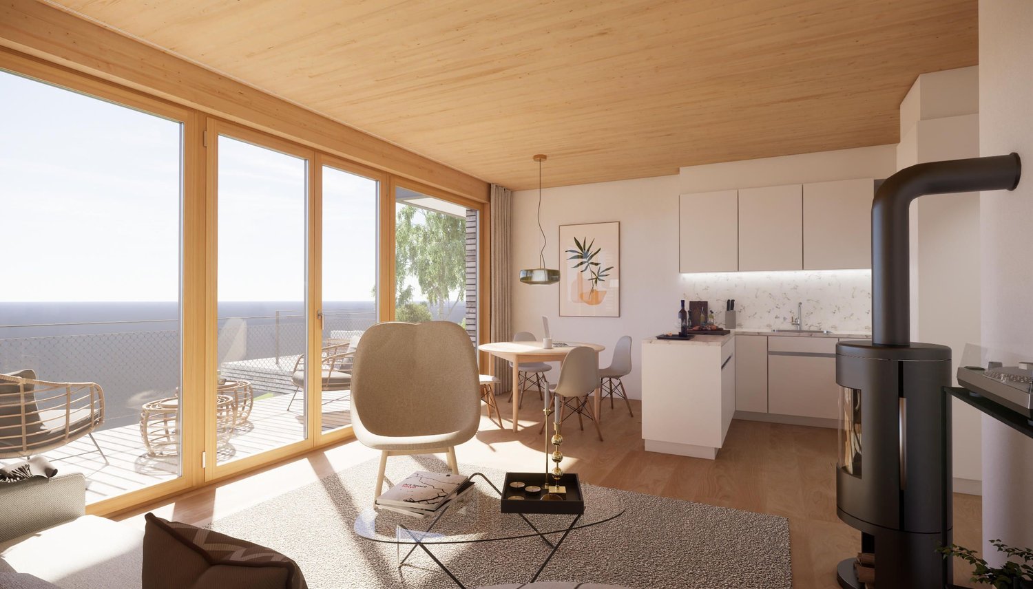 Ökologische 2.5-Zimmer Wohnung mit Balkon in Wienacht-Tobel (Neubau) - Image 3