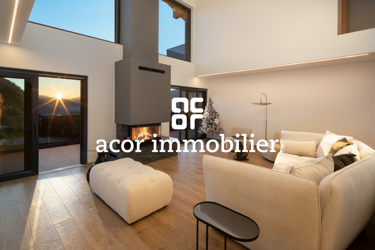 Chalet 7.5 pièces de haut standing à Lens - vue exceptionnelle -  Bild 1