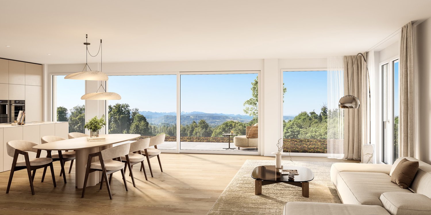 Neubau ARIA: Elegante 5.5-Zimmerwohnung mit Weitsicht - Walde Immobilien AG
