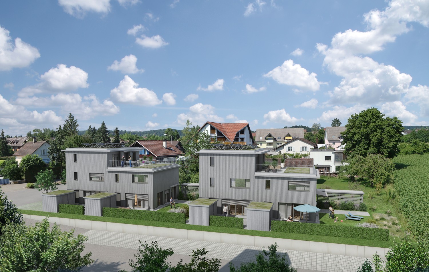 Lichtdurchfluteter 5.5-Zimmer-Hausteil mit grosser Terrasse - Bild 1