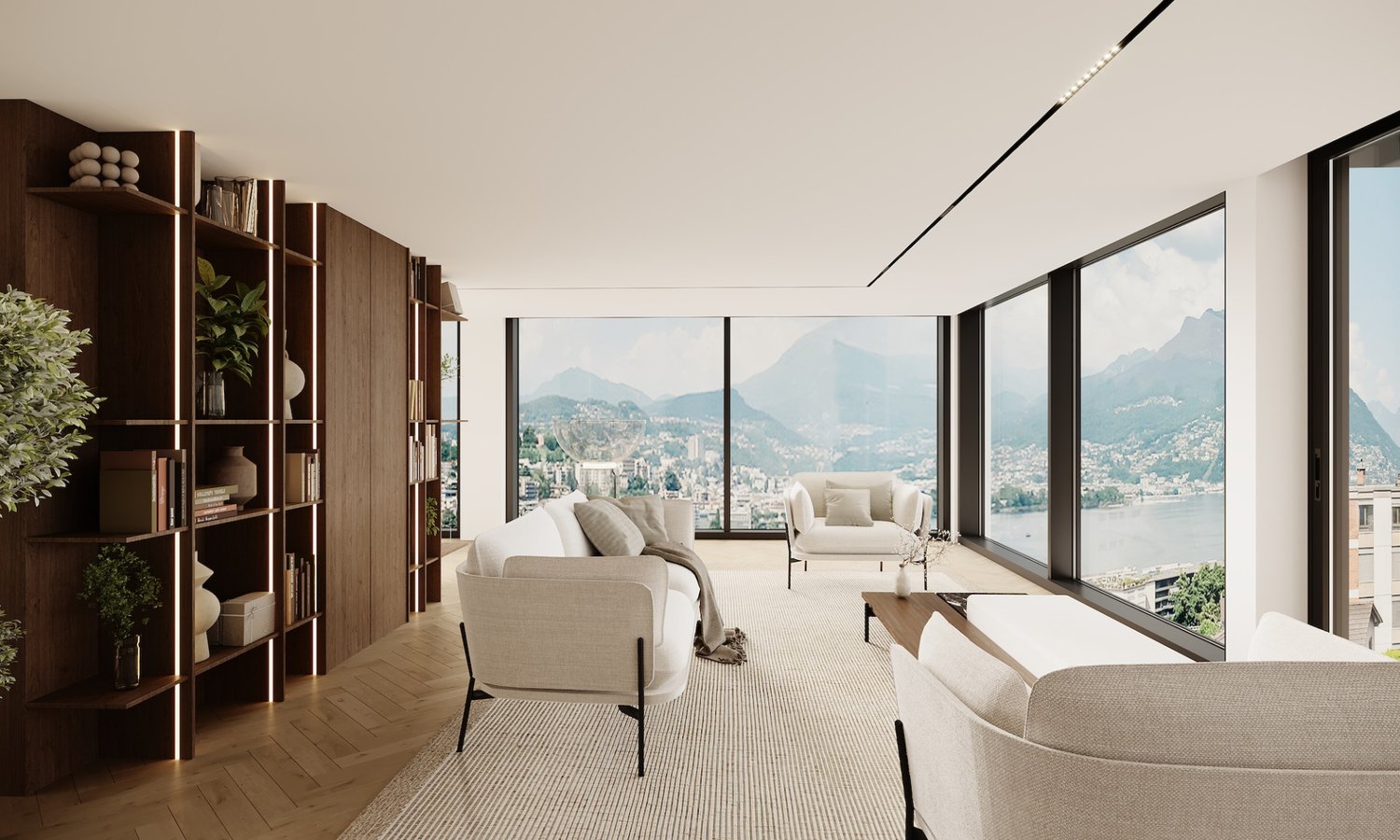 NUOVO ATTICO DI 7  LOCALI CON VISTA LAGO A PARADISO - Bild 1