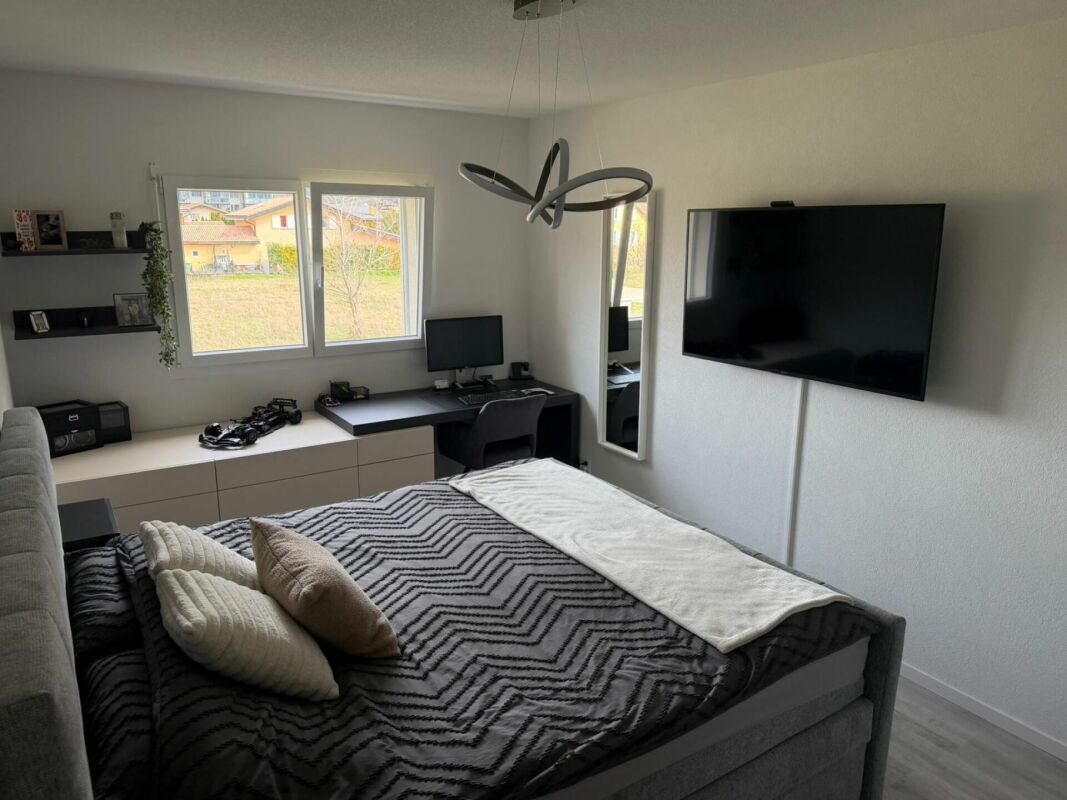 Spacieux et lumineux appartement de 3,5 pièces avec grande terrasse à Saxon - Bild 4