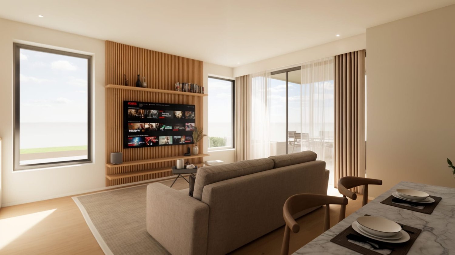 MODERNO 3.5 DI NUOVA EDIFICAZIONE CON TERRAZZA A RIVERA -  Bild 2