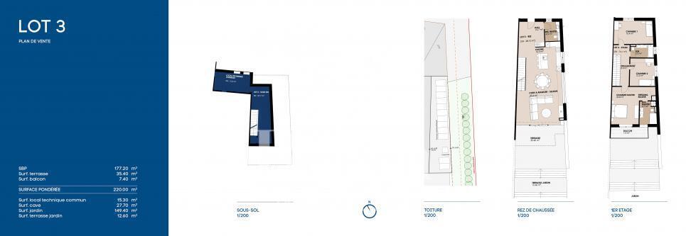 Les Alvéoles - 3 villas de standing en terrasse - Bild 9