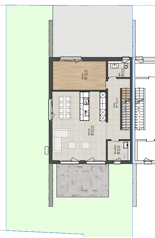 Modernes 5.5-Zimmer-Doppeleinfamilienhaus in Gurmels -  Bild 10