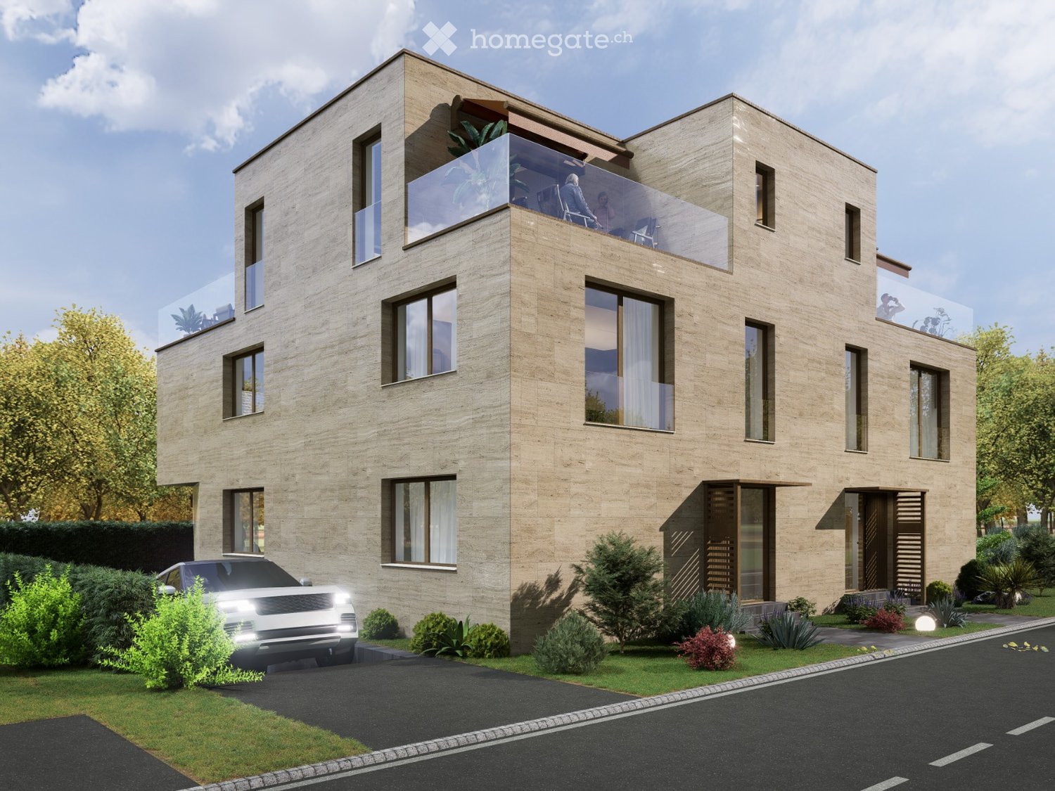 THE FIVE – Zwei exklusive Doppelhaushälften in Lachen SZ - Bild 1