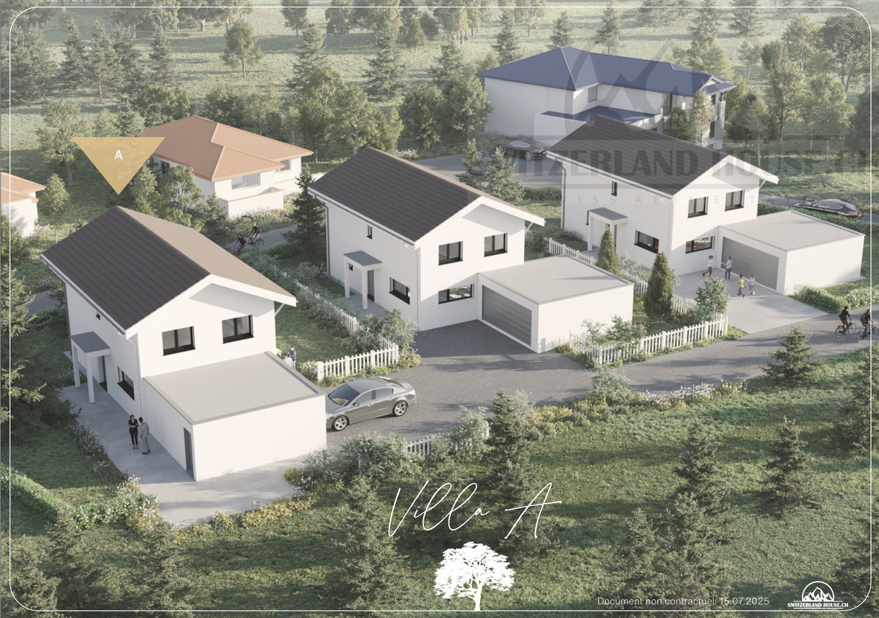 Magnifique villa individuelle 5.5 pcs avec grand jardin à Lovens -  Bild 4