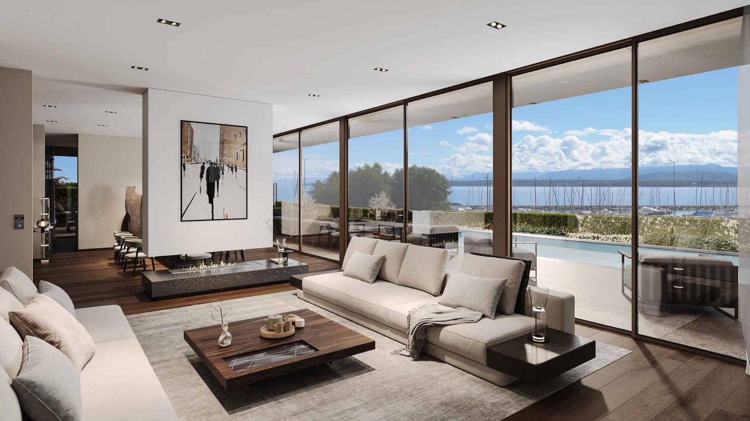 Villa d'exception au bord du lac - piscine miroir & espaces bien-être -  Bild 5