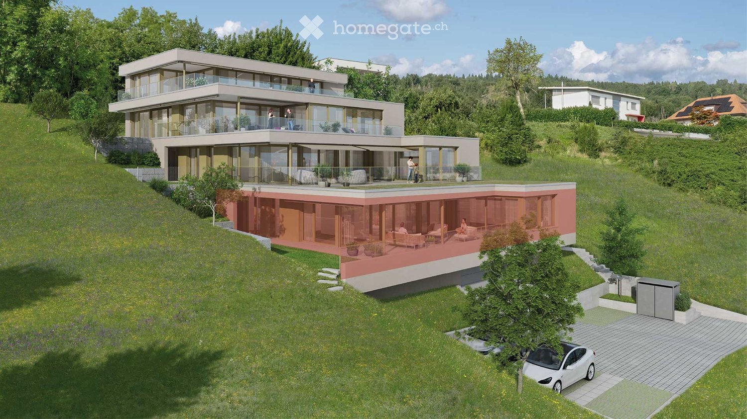 Exklusive 5.5-Zimmer-Terrassenwohnung in Villmergen - Neubau bezugsbereit 2027 - Bild 1