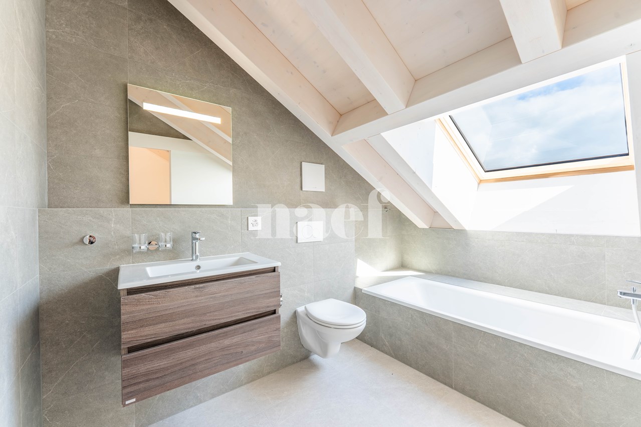 Appartement neuf de 5.5 pièces duplex avec grand balcon à vendre à Prévonloup -  Bild 9