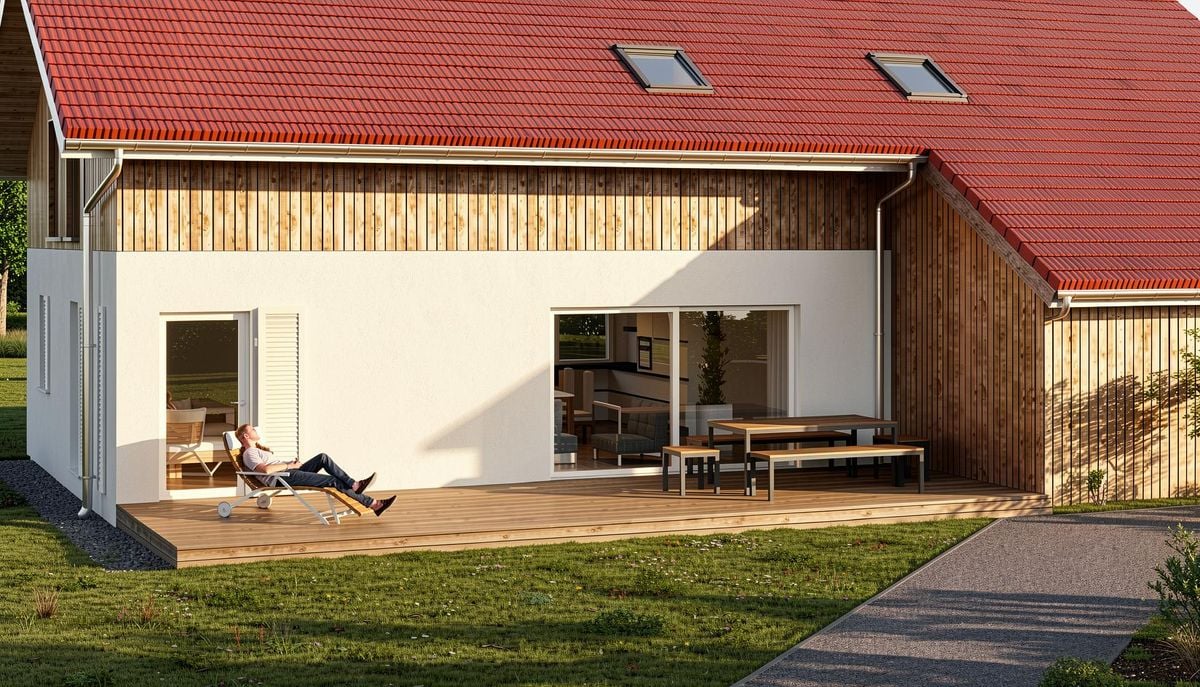 Villa jumelle de 5,5 pièces avec écurie pour 3 chevaux - permis en force - Bild 6